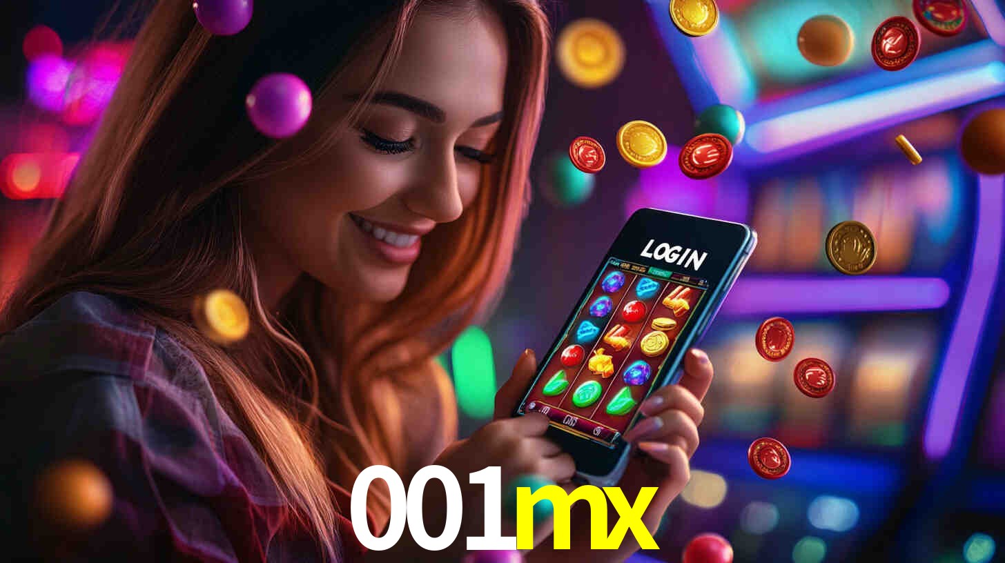 Interfaz de la app móvil 001mx en un smartphone moderno