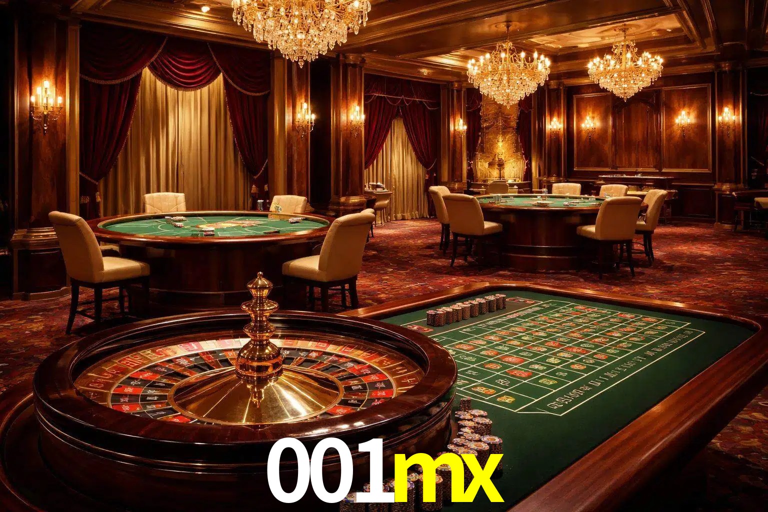 Una escena premium de mesa de casino en vivo con cartas, elementos de ruleta y un ambiente pulido de estudio de transmisión.